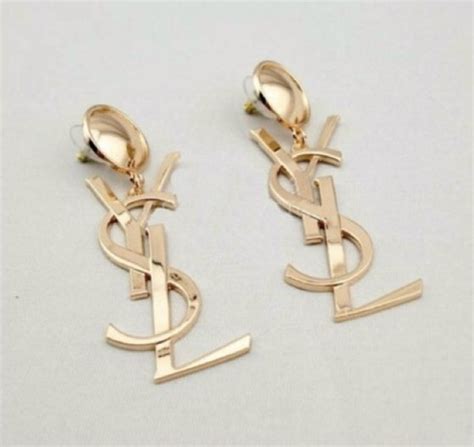 ysl oorbellen|ysl square earrings.